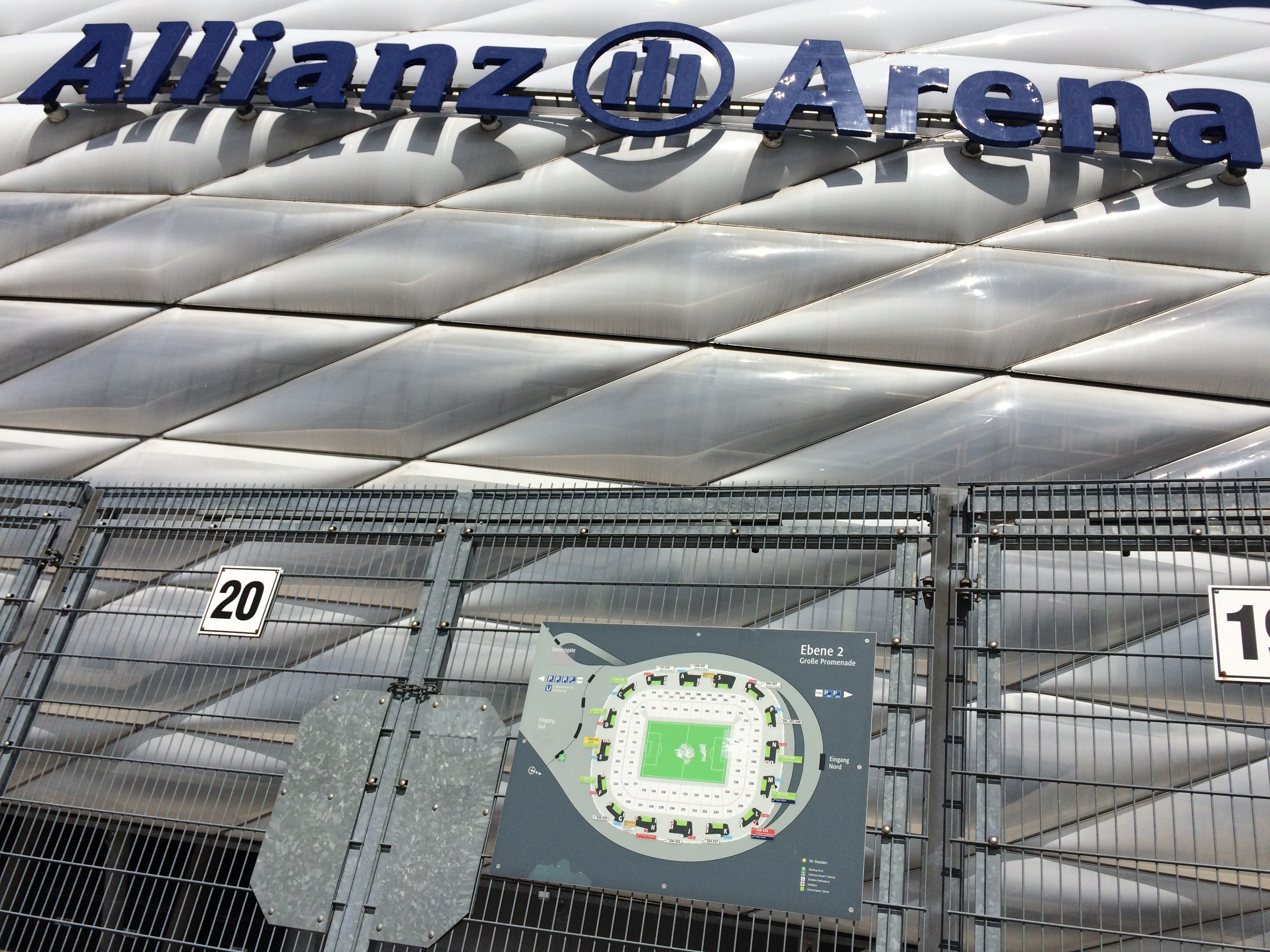 Kat osttribüne 1 arena mittelrang allianz Allianz Arena